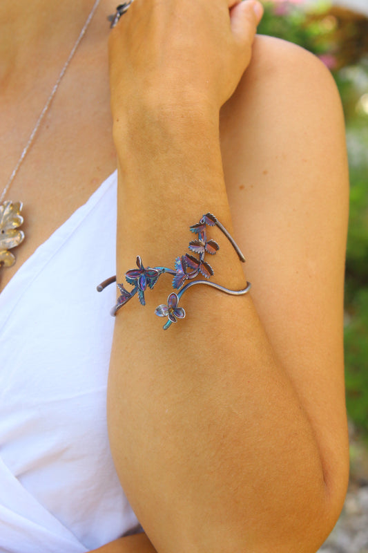 Pulseira com flores e ervas portuguesas