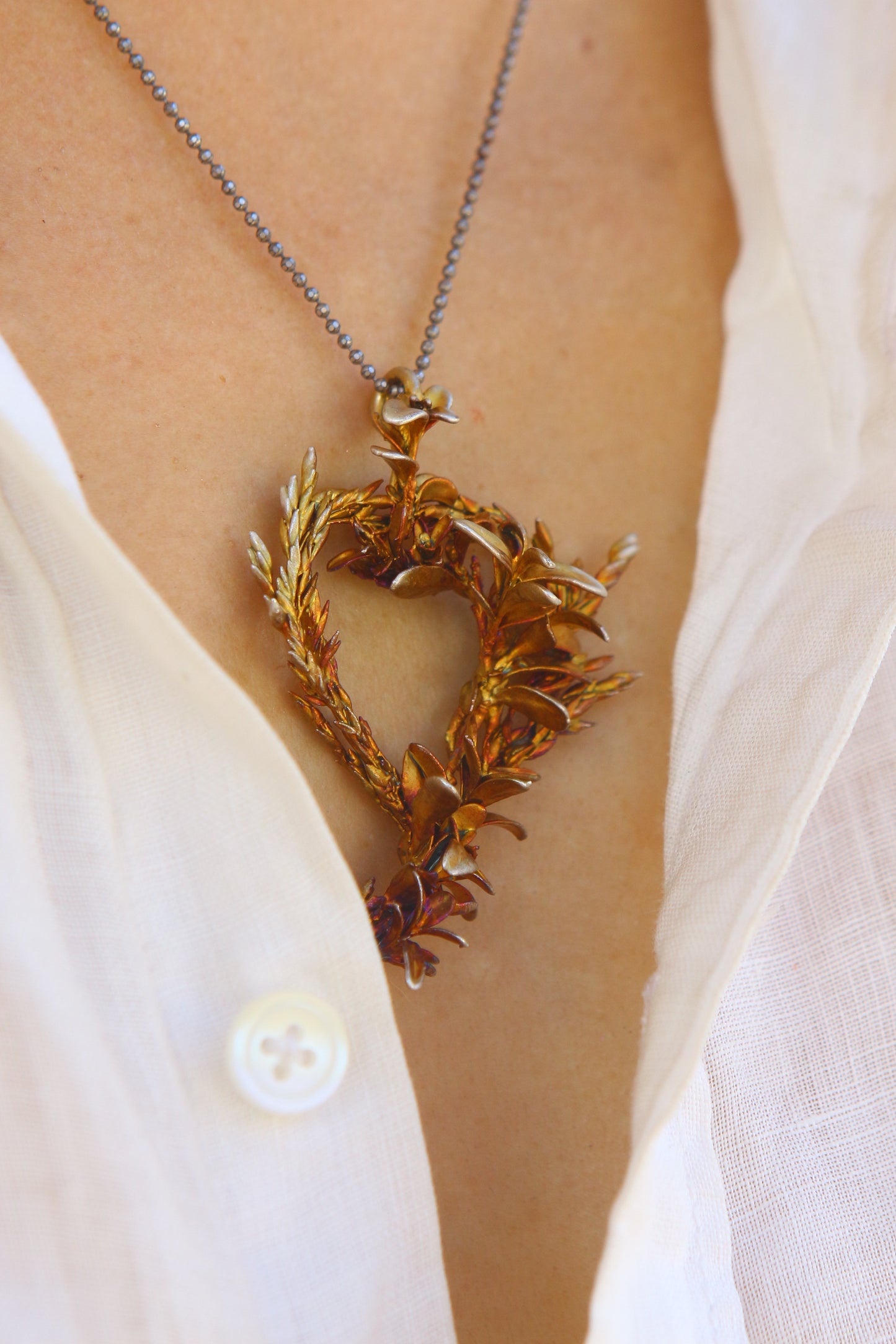 Pendente com ervas portuguesas