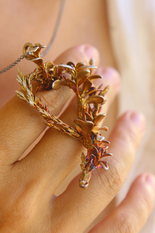 Pendente com ervas portuguesas